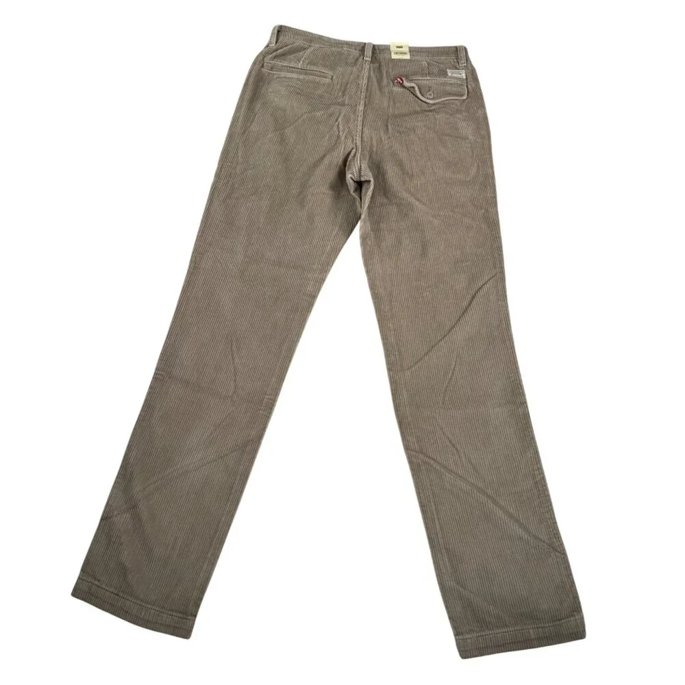 Levis XX Chino Authentic straight leg corduroy pants men tan preppy dandy 32x34‎